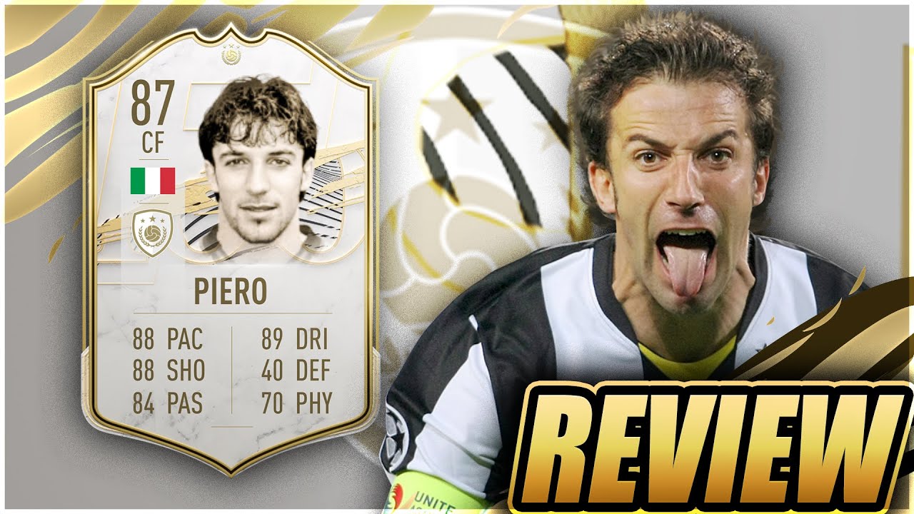 WORTH 12 ICON SWAPS 87 RATED ALESSANDRO DEL PIERO PLAYER REVIEW - FIFA 22 ULTIMATE TEAM