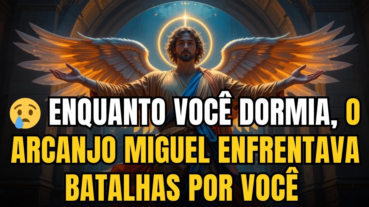 😢 Enquanto VOCÊ DORMIA, O Arcanjo Miguel Enfrentava Batalhas Por Você — VEJA AGORA