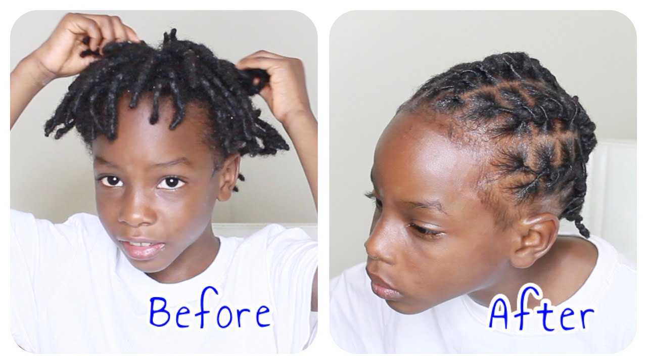 Loc Re-twist & Style on my 6 Year Old