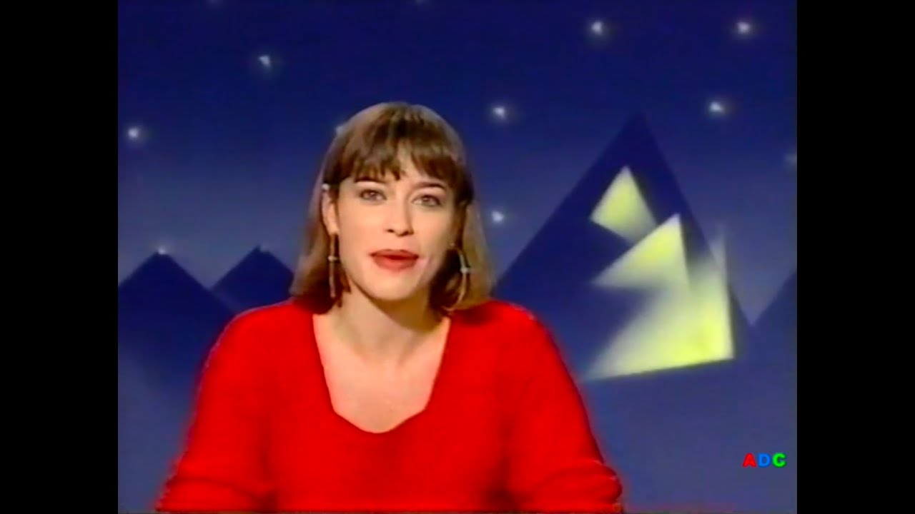 Anglia TV Tracy Norris in-vision, trailer, ITN News & adverts 6th July 1990