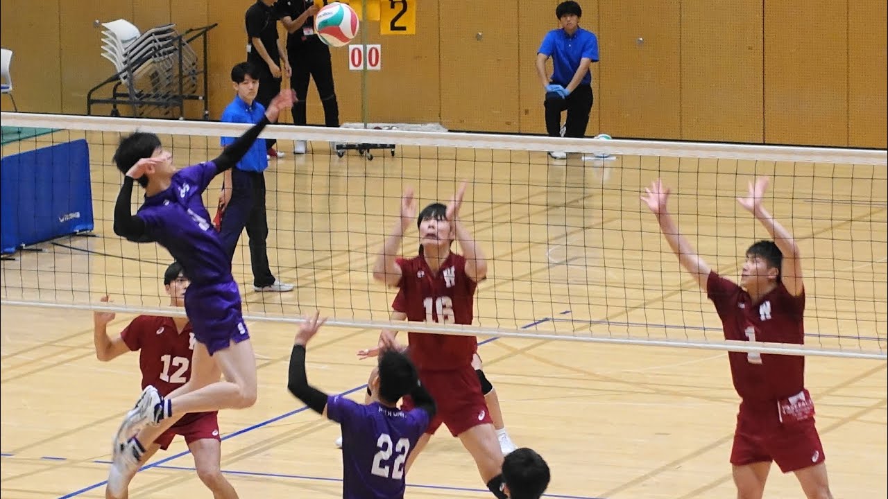 #畑虎太郎 #水町泰杜 早稲田大学vs明治大学 第1セット 東日本インカレ2023 男子バレーボール 準決勝 金田晃太朗 Japan volleyball