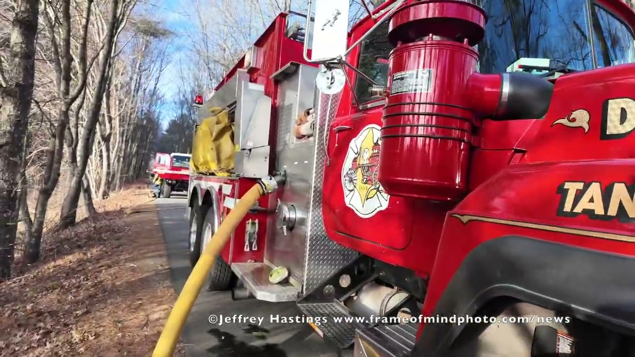 3 Alarm Brush Fire Derry, NH