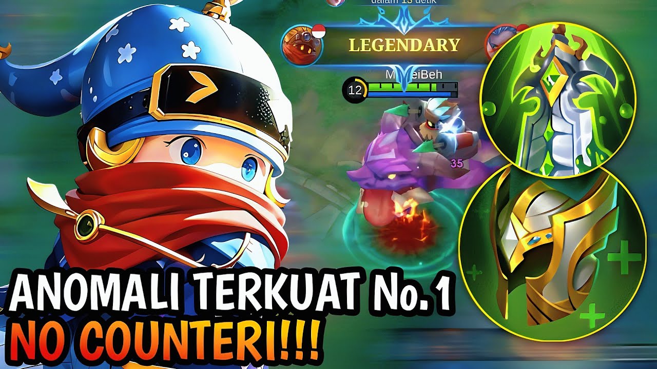 BARATS DIBUFF GAK ADA OBAT! INI DIA BARATS BUILD 1 VS 9 PUN DI GAS| MLBB