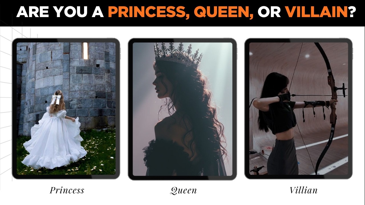 Are You a Princess, Queen, or Villain? | Pick One Personality Test