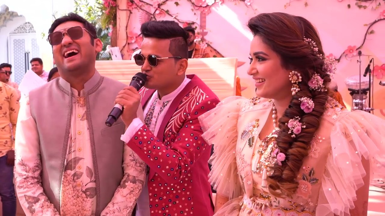 Sharma performing at Leela Palace Jaipur | Wedding Carnival | Couple Interaction