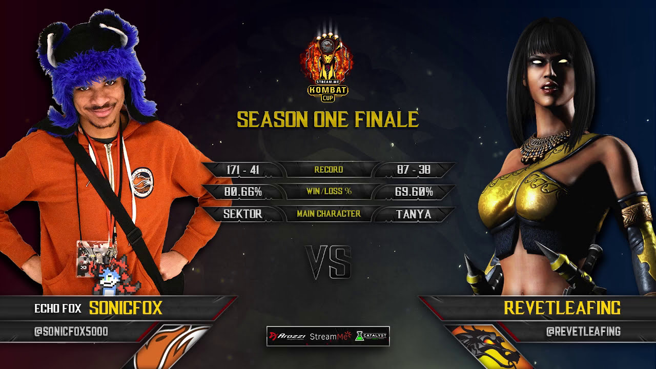 Kombat Cup S1 Finale: Echo Fox SonicFox vs Revetleafing | MKX | Mortal Kombat X
