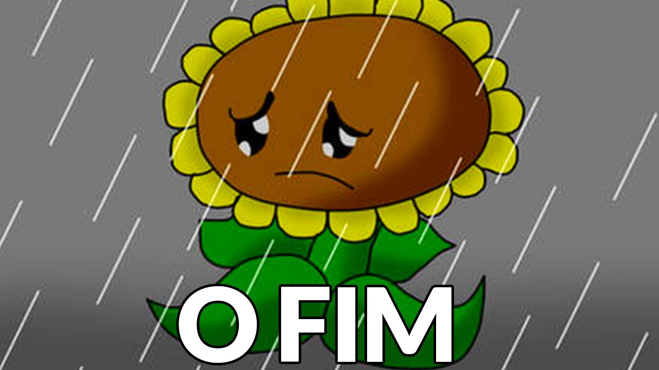 The end of Plants vs. Zombies.