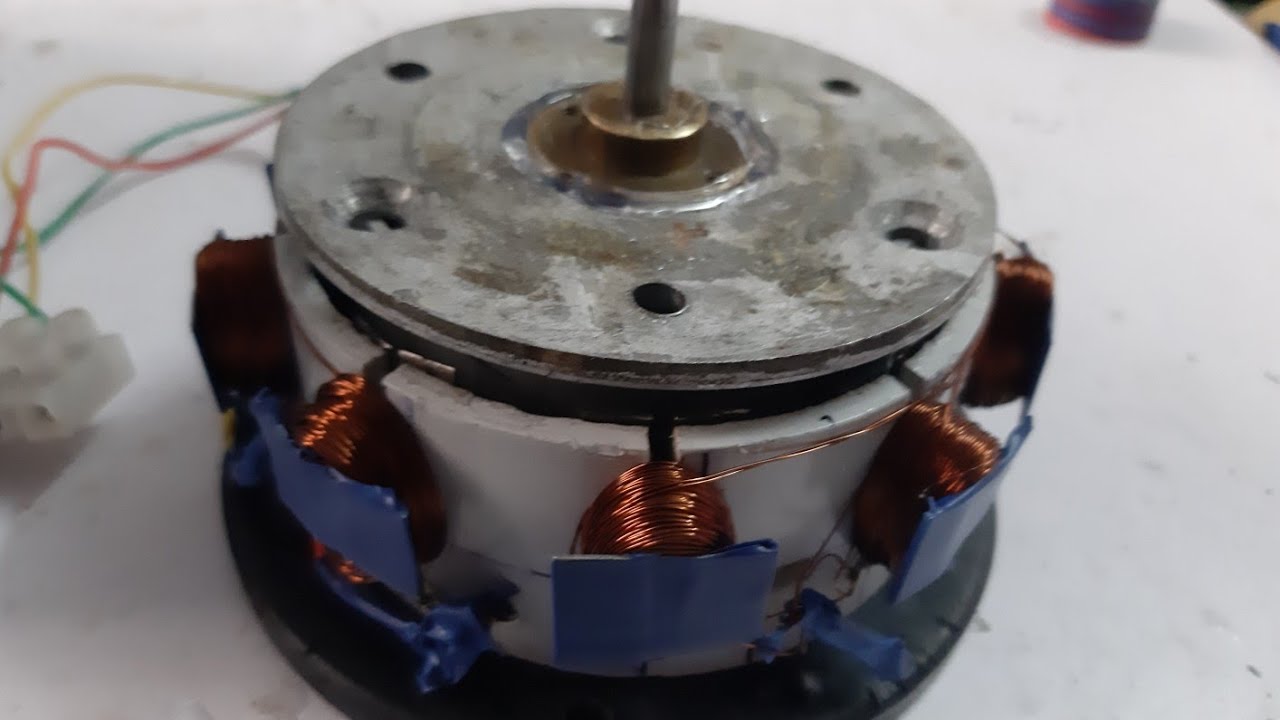 (V-84),make  9 pole  bldc  motor and select various types of rotor.