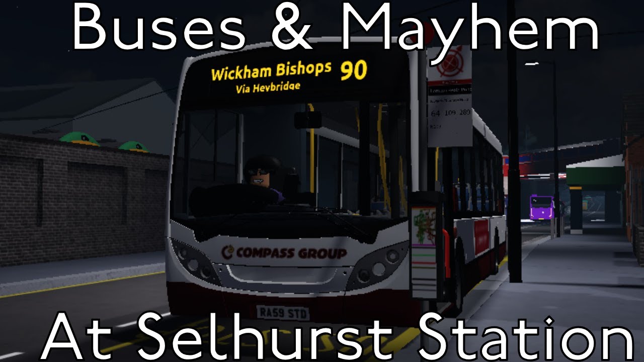 Buses & Mayhem at Selhurst Station [16/02/24] | Croydon Roblox