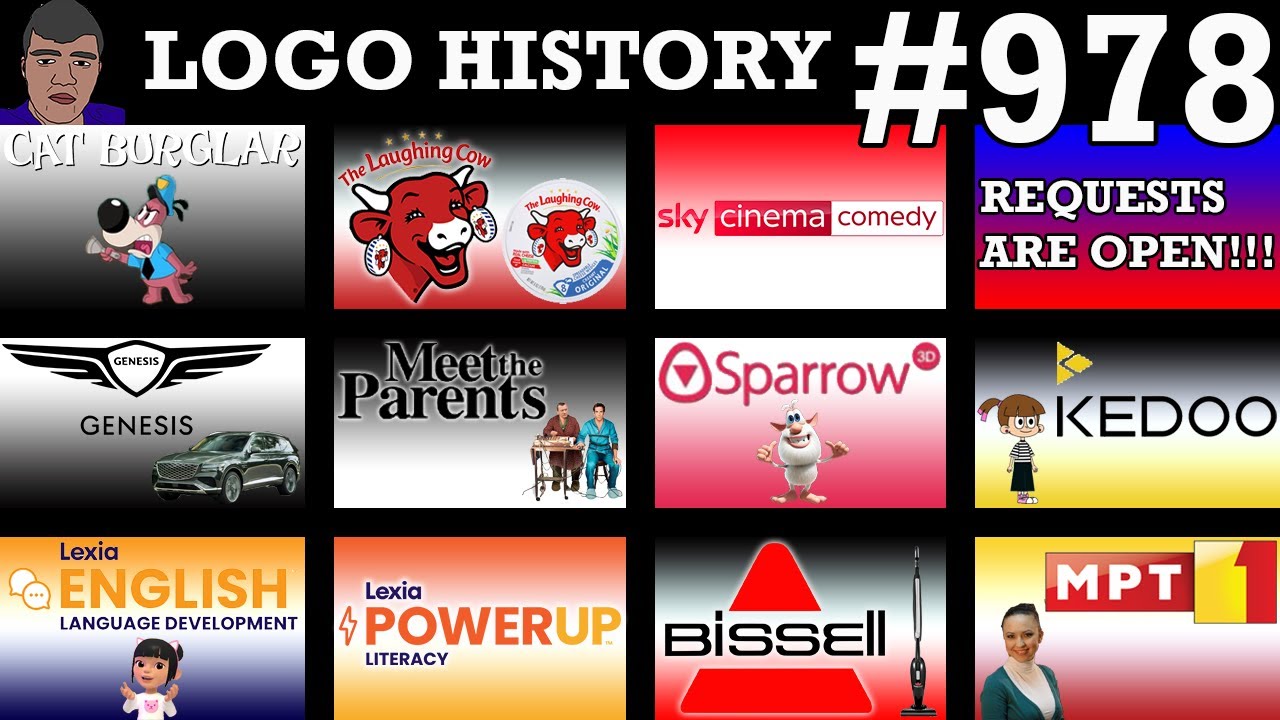 LOGO HISTORY #978 - Bissell, Cat Burglar, Genesis Motors, The Laughing Cow, Sky Cinema Comedy & More
