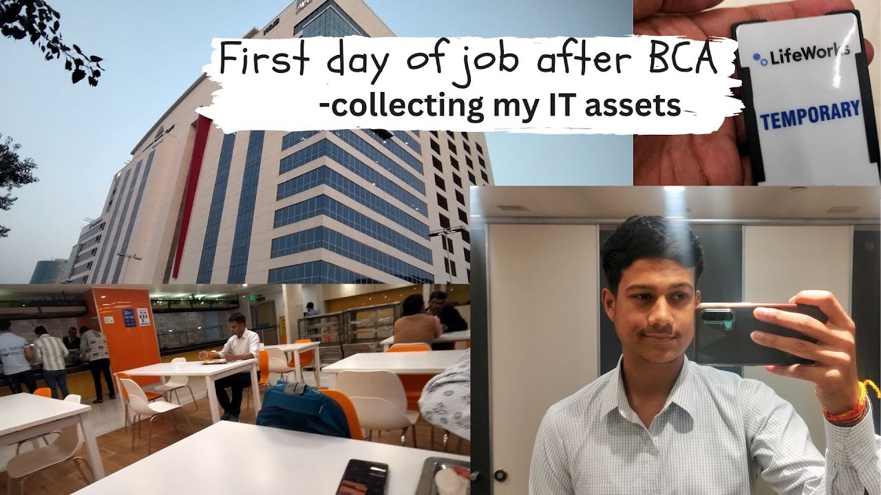 MY first day of job in IT company | job you can get after BCA | #bca #corporate #students