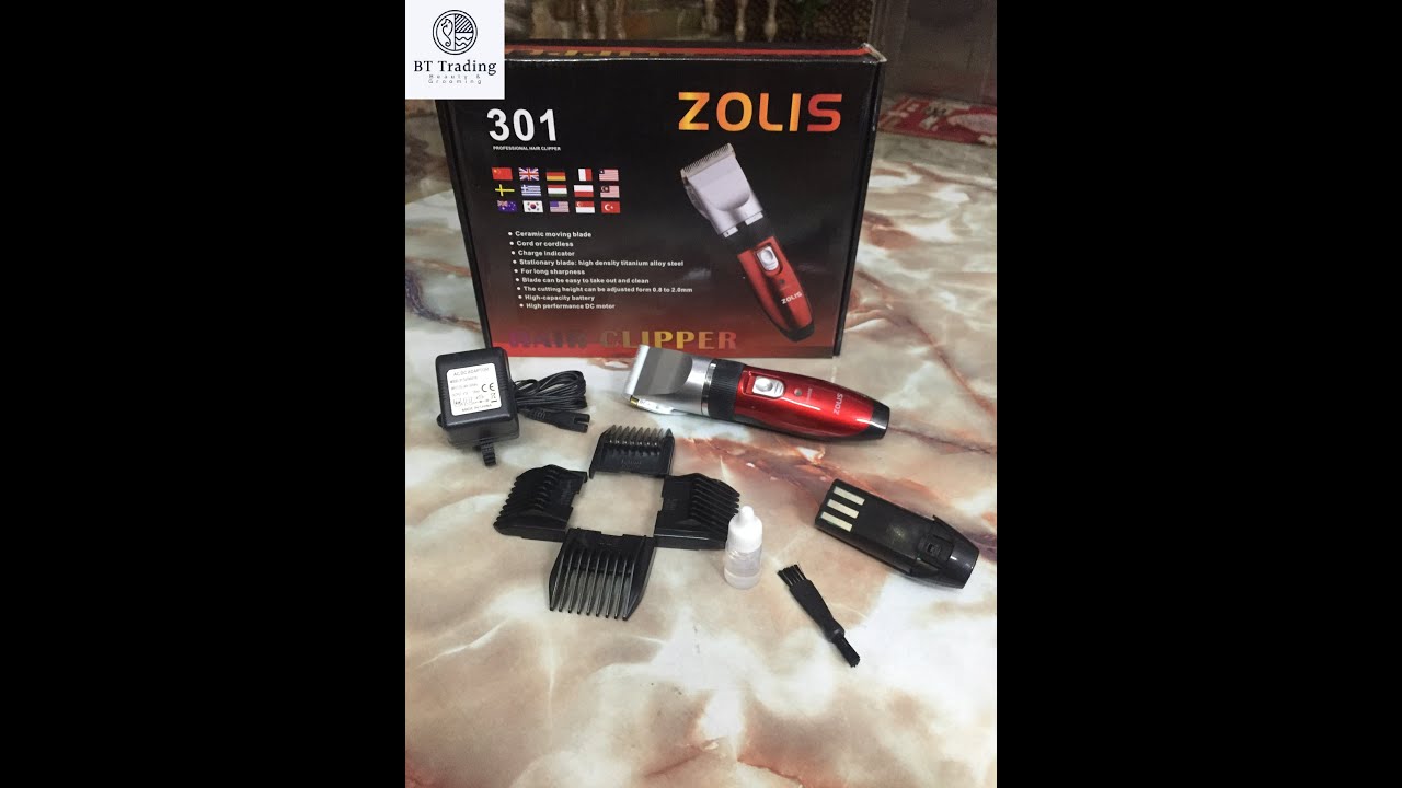 Zolis Z-301 AC/DC Hair Trimmer- Double Battery with spare battery set- Unbox & Tutorial