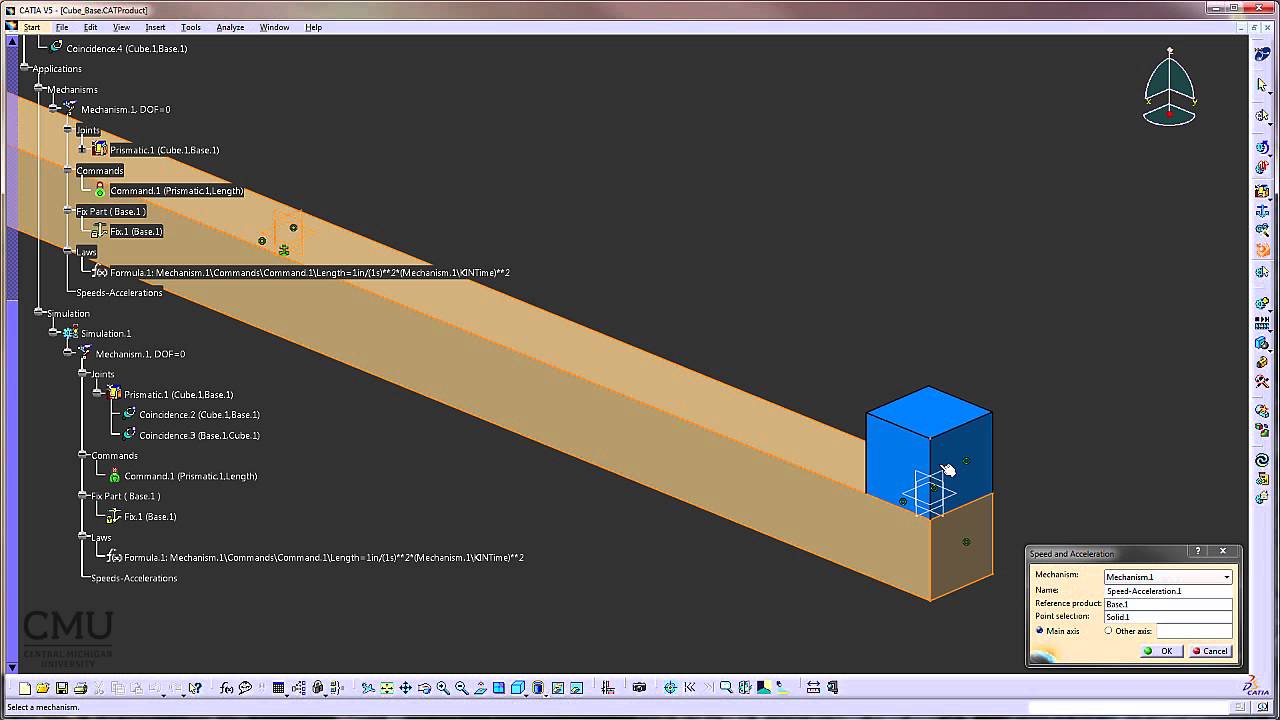 CATiA DMU Kinematics Tutorial #1