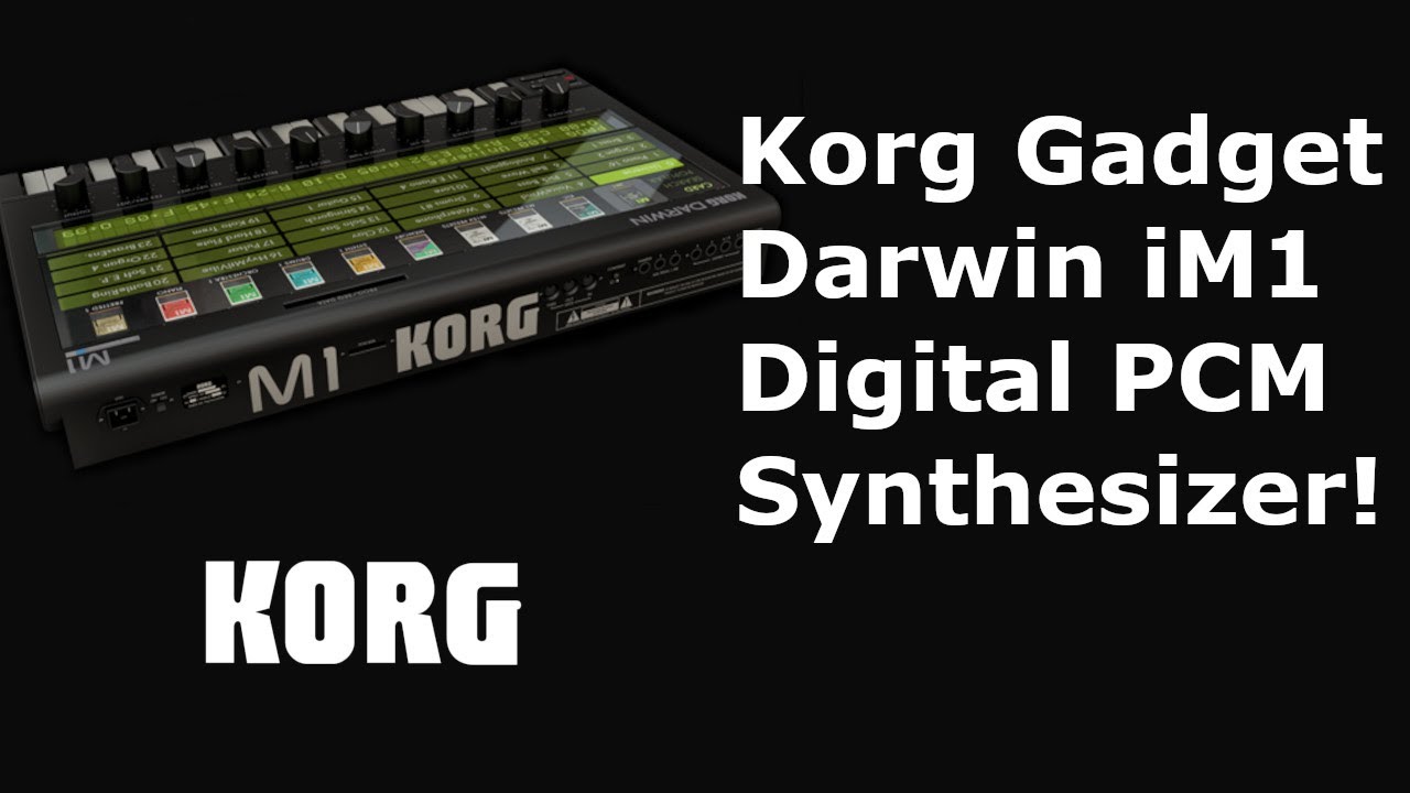 Korg Gadget Darwin Gadget and Standalone app based on Korg's iM1 Workstation, demo and tutorial!!!