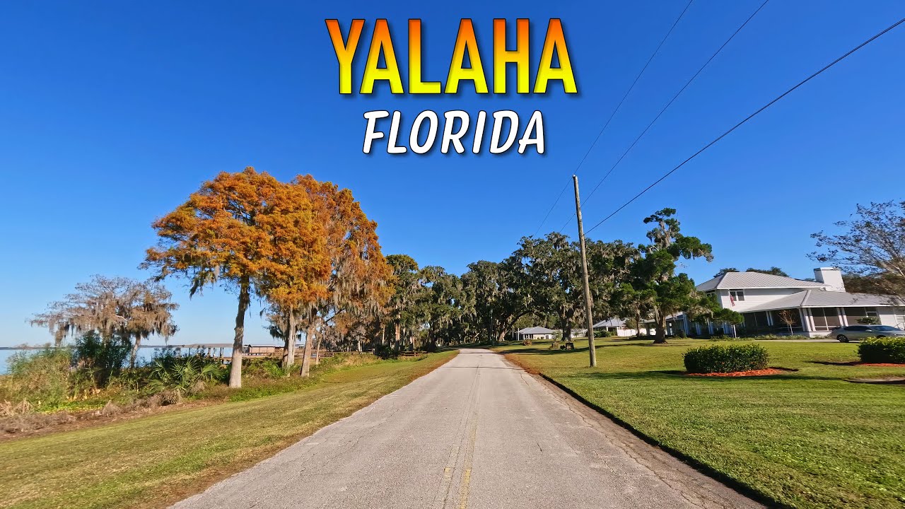 Yalaha Florida Driving Through
