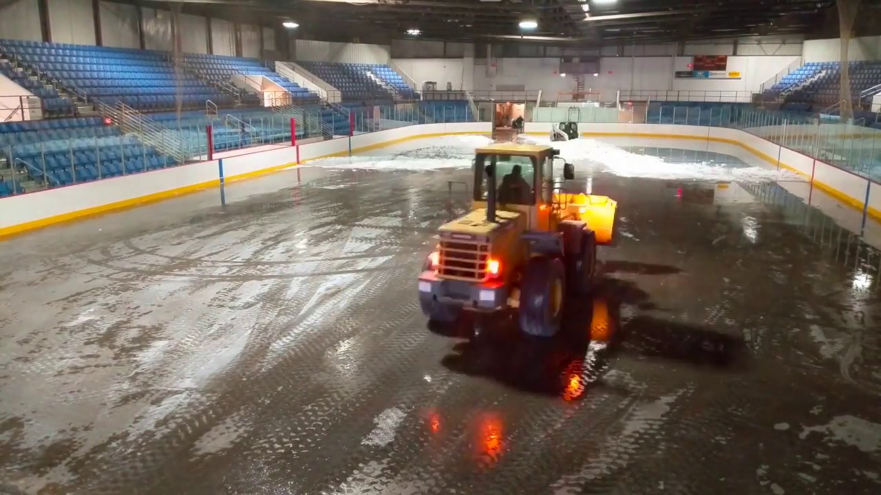 All Season's Arena Ice Removal Time Lapse