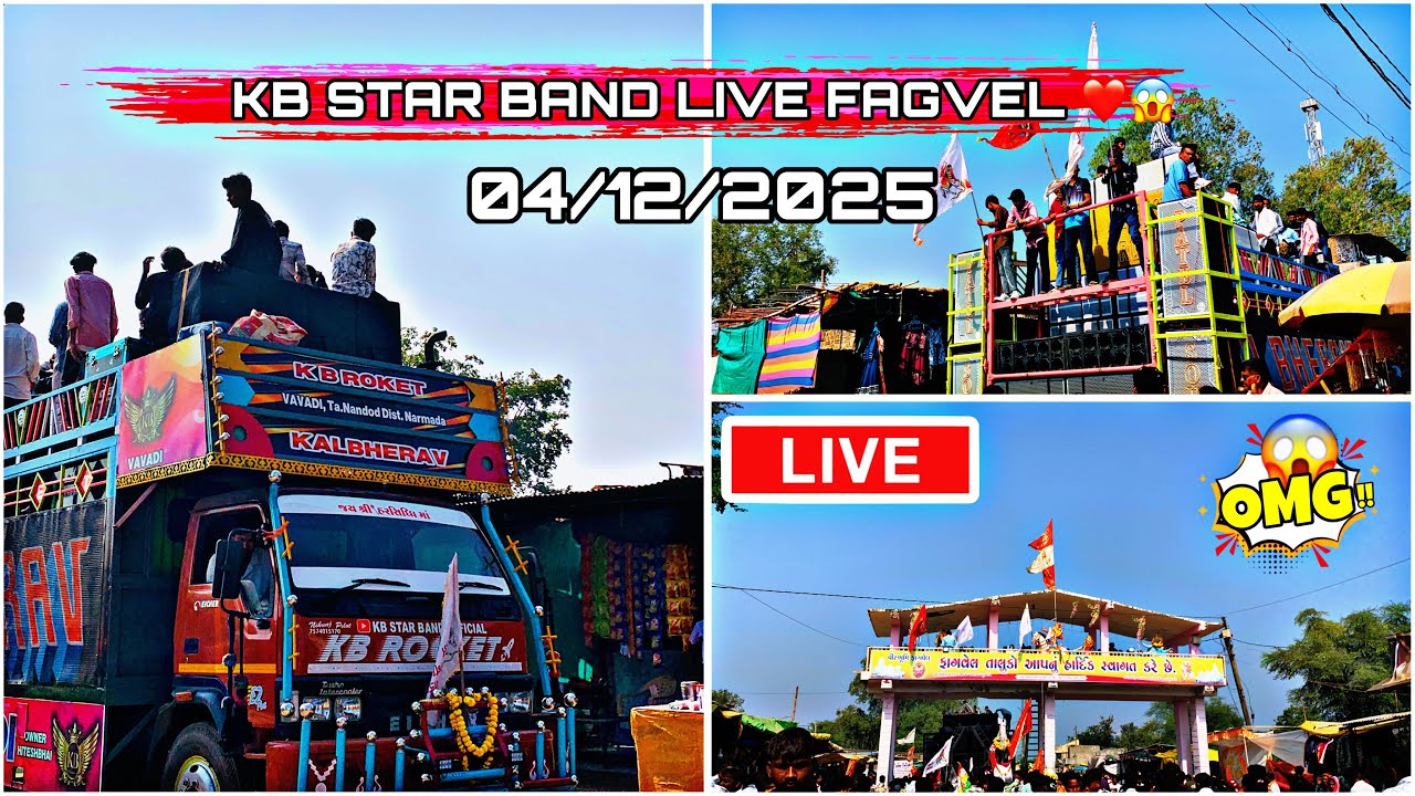 KB STAR BAND FAGVEL LIVE 🛑 04/12/2025
