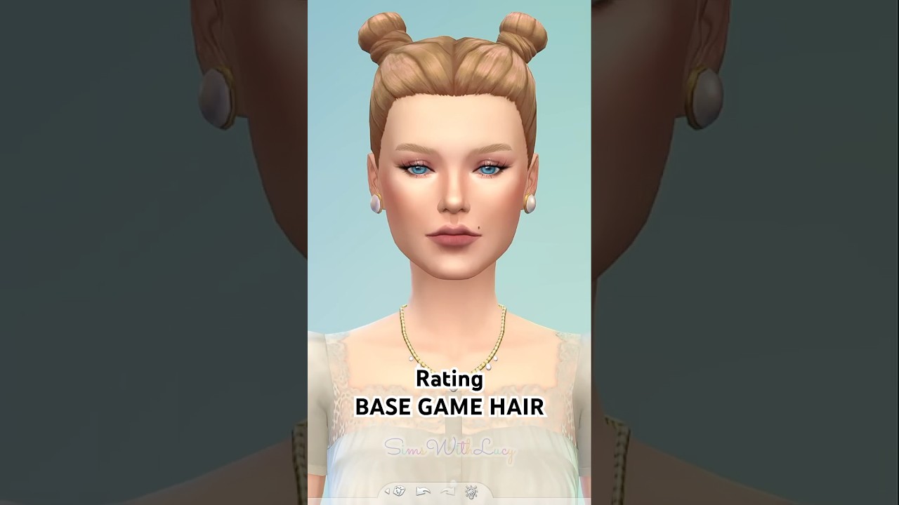 Rating Base Game Hairstyles in The Sims 4