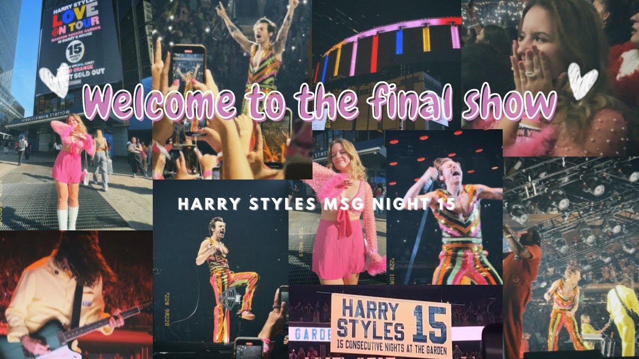 HARRY STYLES MSG NIGHT 15 | Love on Tour NYC Vlog