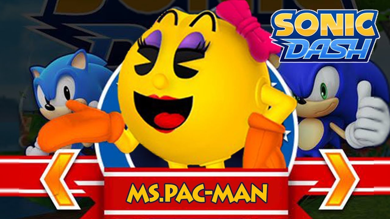 Sonic Dash Event: Ms.Pac-Man Gameplay [60fps]