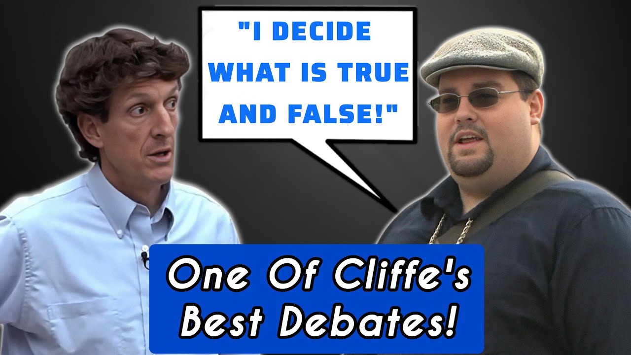 The REASON Why You Can't Believe in YOURSELF!! Cliffe Knechtle in an INTENSE Debate!!