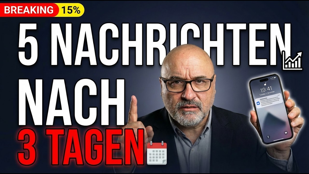 5 Nachrichten wenn er sich nach 3 Tagen nicht meldet
