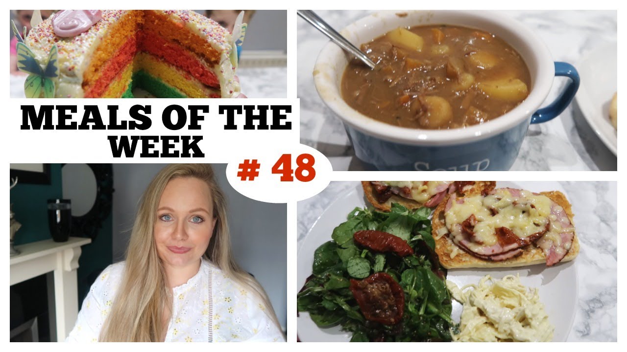 MEALS OF THE WEEK #48 / WHAT'S FOR DINNER? / WHAT WE EAT IN A WEEK / LARGE FAMILY BUGET MEAL IDEAS