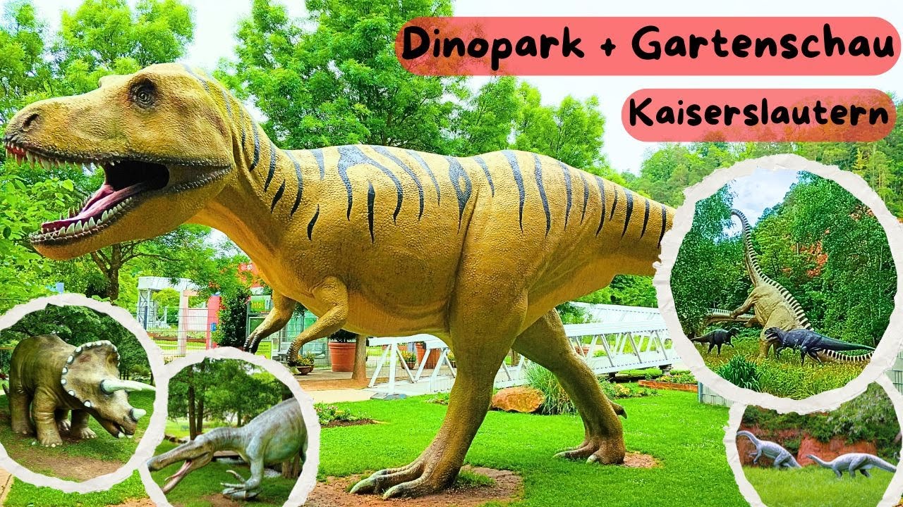 Dinopark + Gartenschau Kaiserslautern 🦕​🦖​🌴​🌷​ Dinosaurier im Blumenbeet