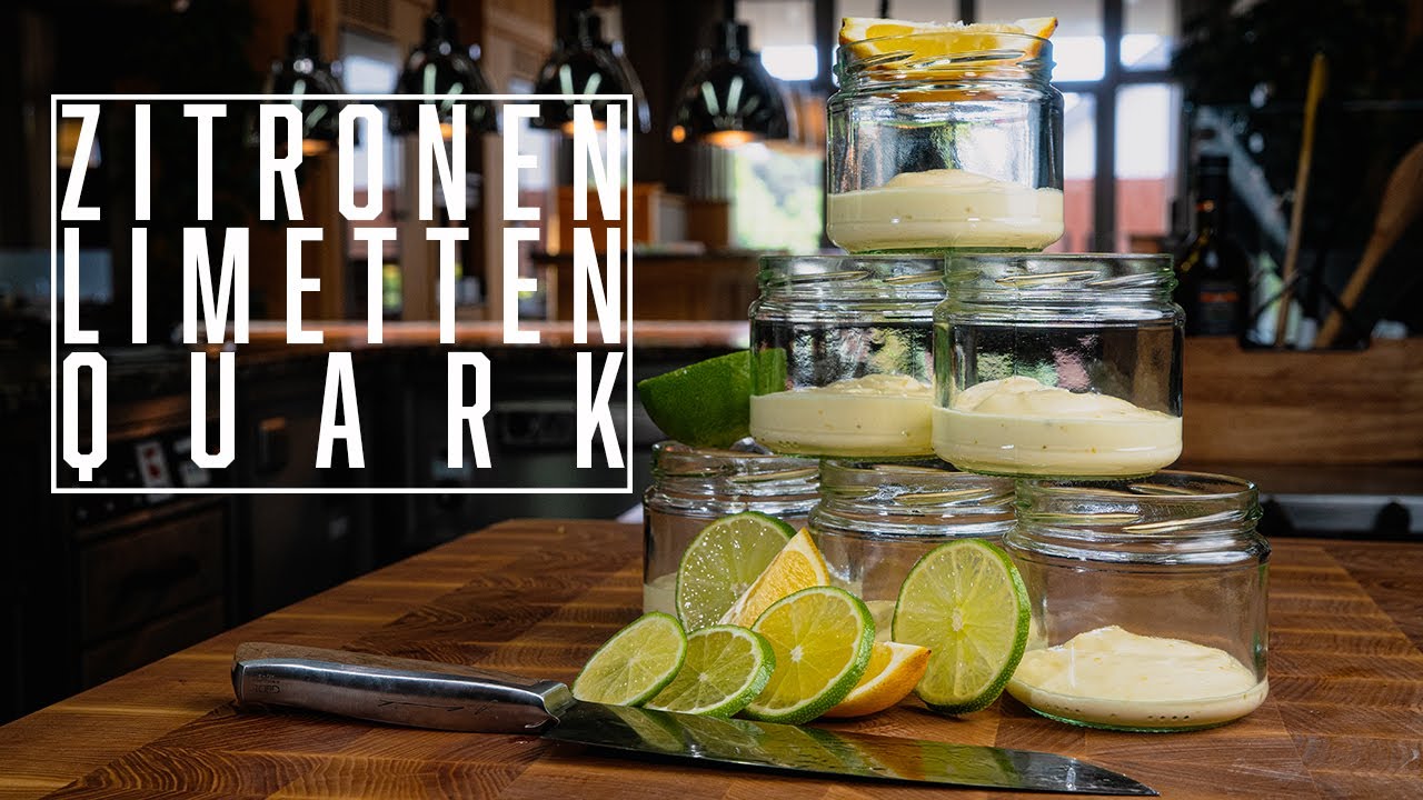 Fluffiger Zitronen-Limettenquark – Kochen im Tal