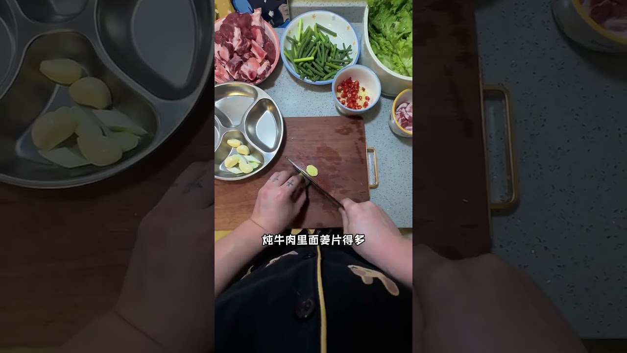 First-person perspective immersive experience of the kitchen diary of a Northeastern boyfr