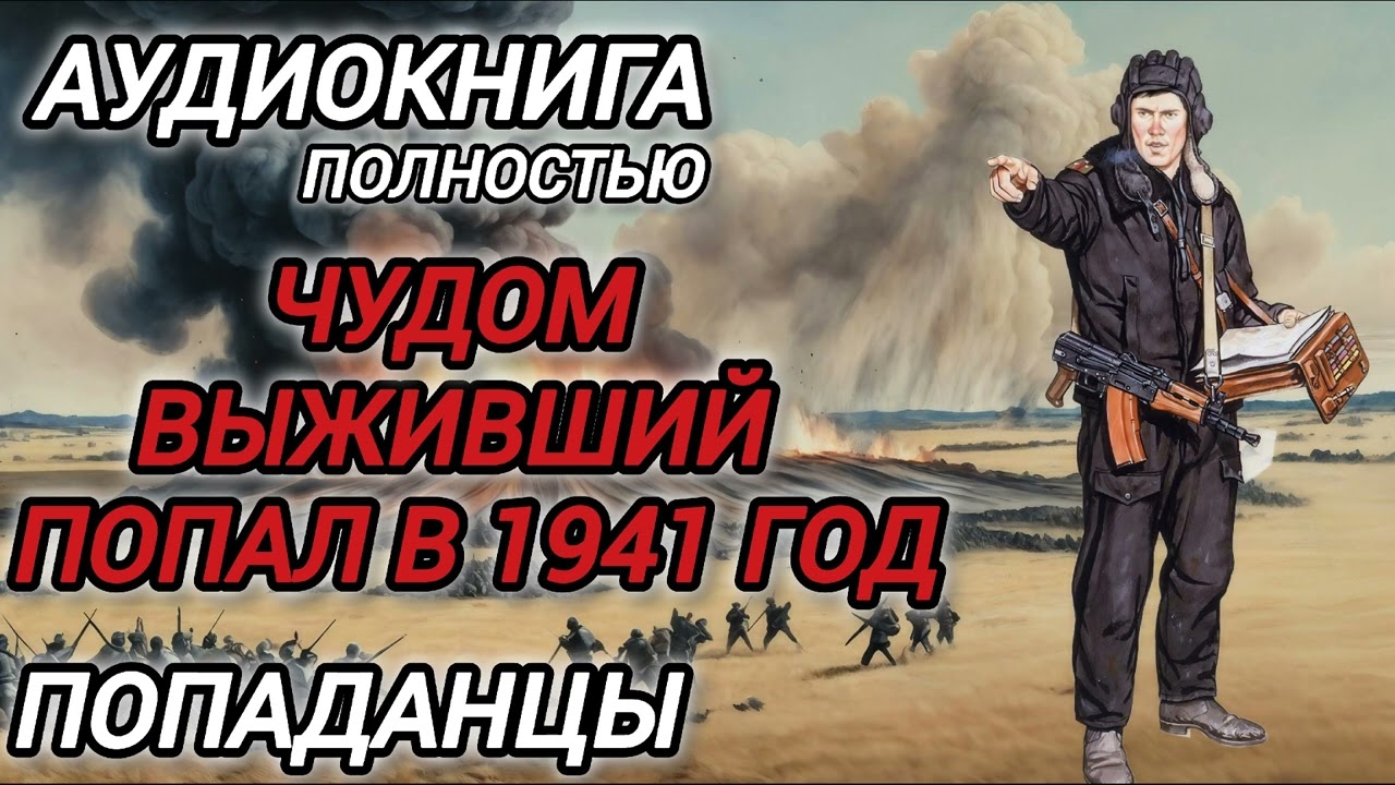 Аудиокнига ПОПАДАНЦЫ В ПРОШЛОЕ: ЧУДОМ ВЫЖИВШИЙ ПОПАЛ В 1941 ГОД