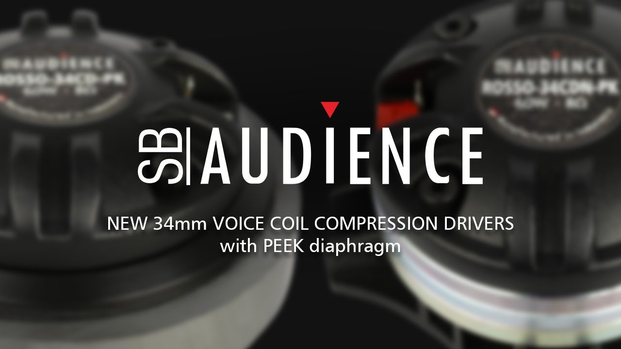 ROSSO-34CD-PK & ROSSO-34CDN-PK, Compression Drivers, Unboxing Video