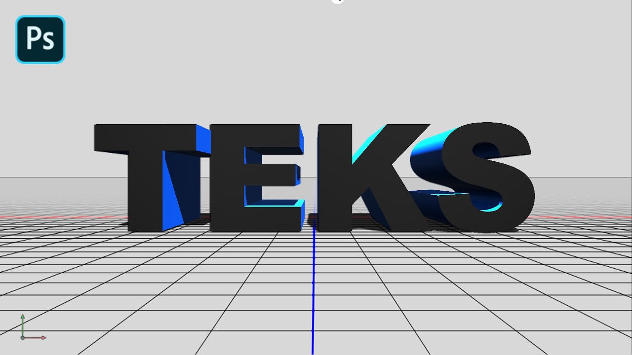 TAMBAHKAN EFEK 3D PADA TEKS & LOGO DENGAN PHOTOSHOP