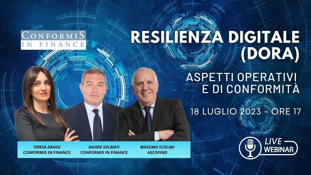 RESILIENZA DIGITALE (DORA) Aspetti operativi e di conformità