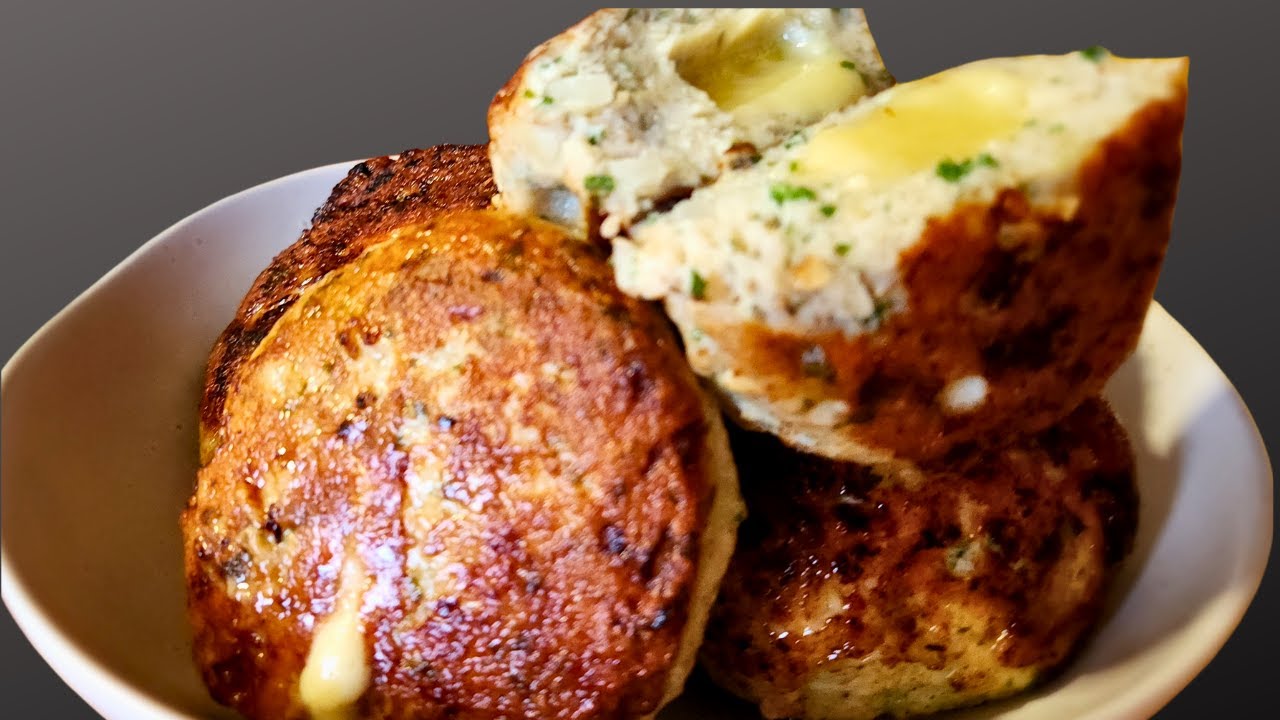 Chicken Rissoles with a Cheesy Centre – Quick & Delicious