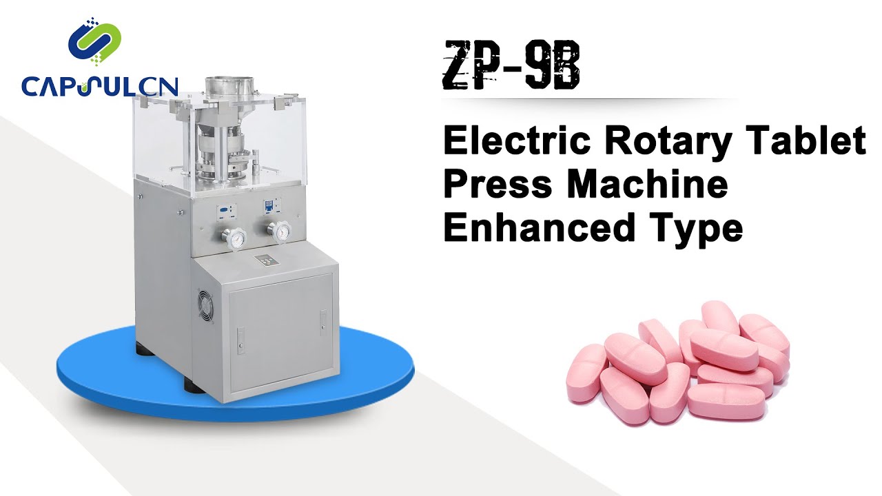 Electric Rotary Tablet Press Machine ZP-9B Enhanced Type