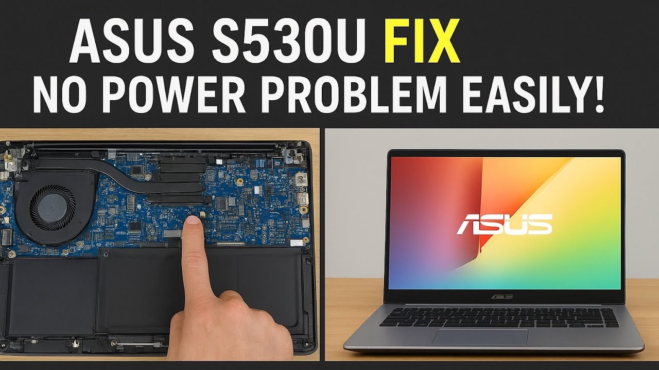 Asus S530U No Power Fix 🔧 | Step-by-Step Motherboard Repair #X530UN-210 | Easy Laptop Repair Guide