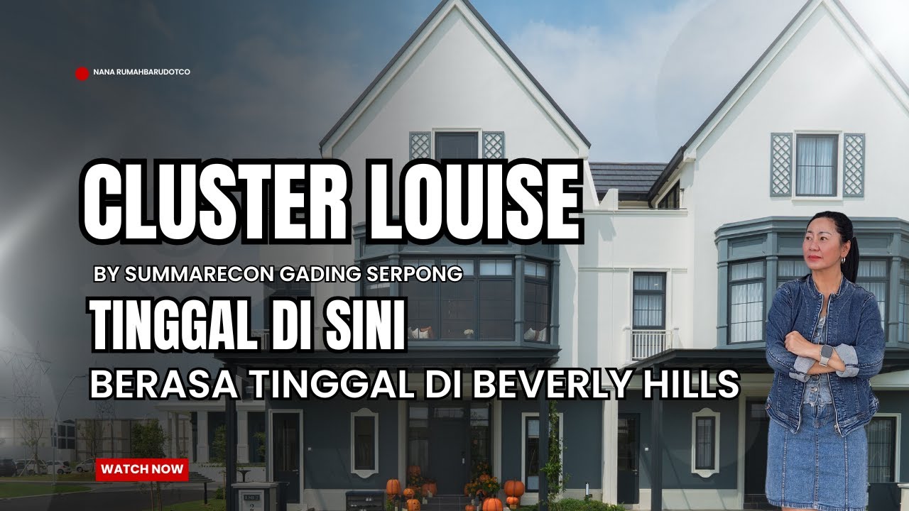 Klasik di luar, Modern di dalam | full tour rumah Louise; American Classic, 3 Lantai