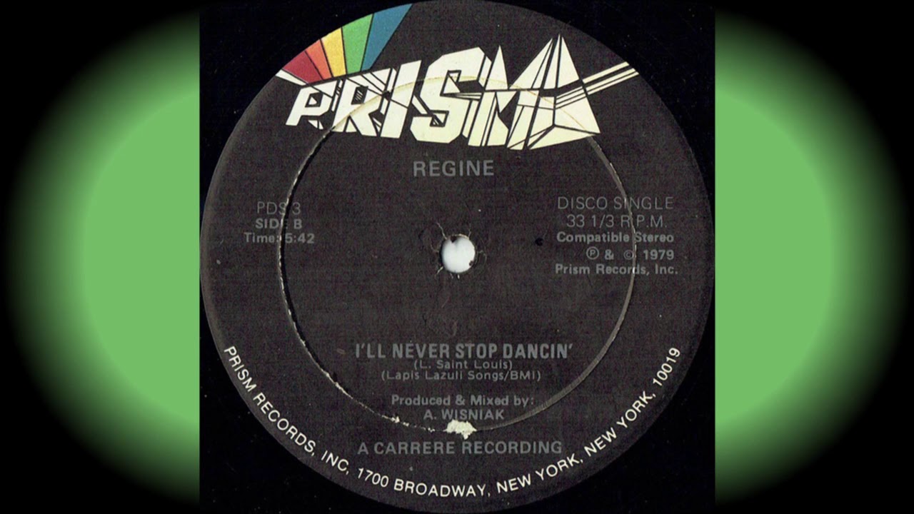 Régine   "I'll never stop dancing"  1979