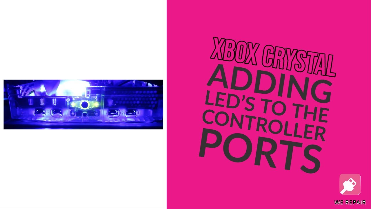 How to add LED's to the original Xbox controller ports