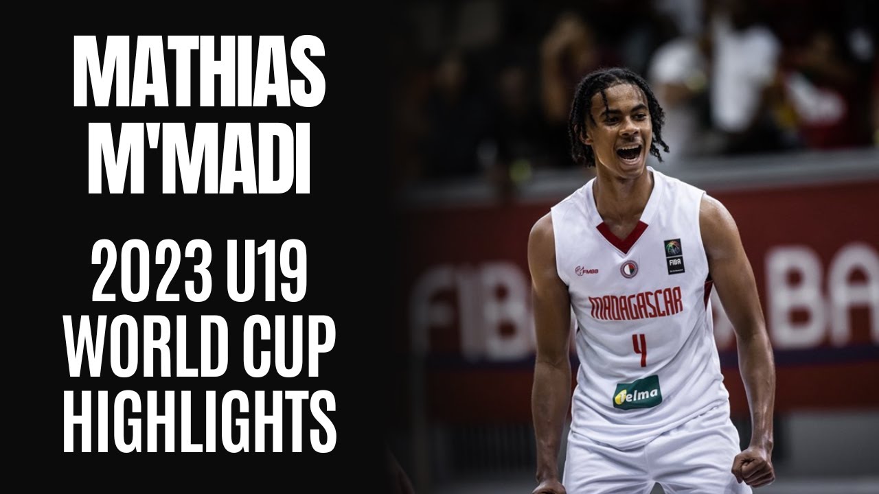 Mathias M'Madi 2023 FIBA U19 World Cup Highlights