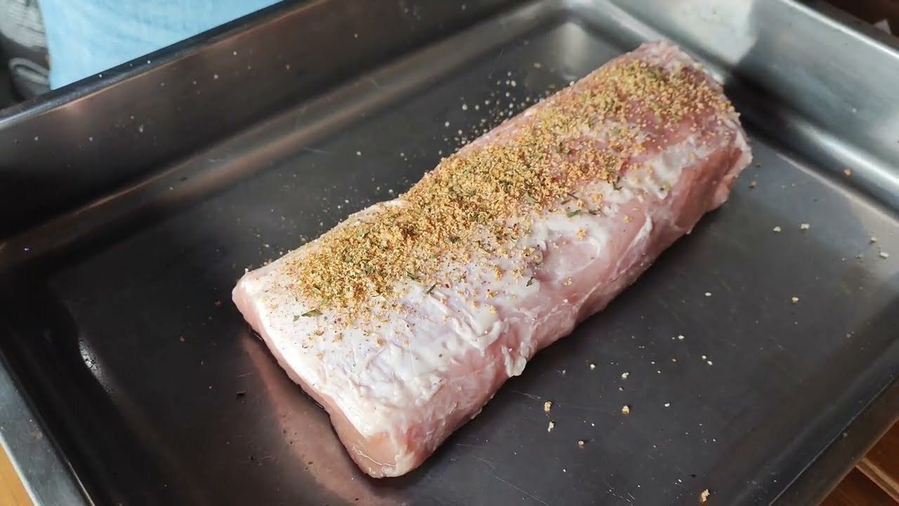 Duroc Schweinerücken.  Der  feuchte Männertraum