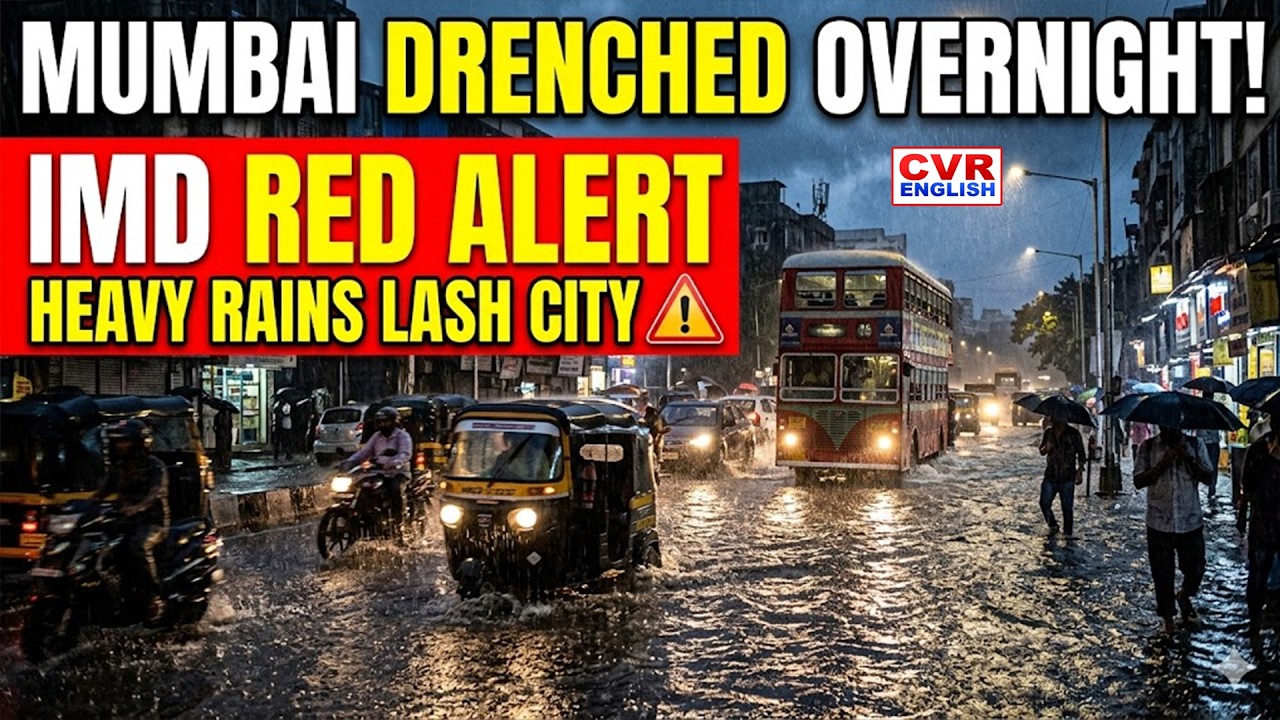 Heavy rains in Mumbai | Mumbai on High Alert! | CVR ENGLISH