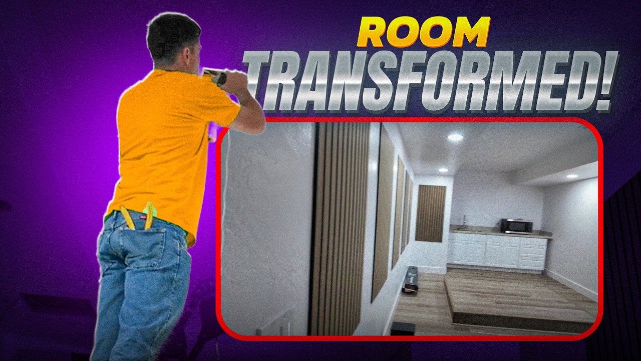 Room Renovation & Multimedia Setup | Cabinets, Soundboards & Granite Countertop