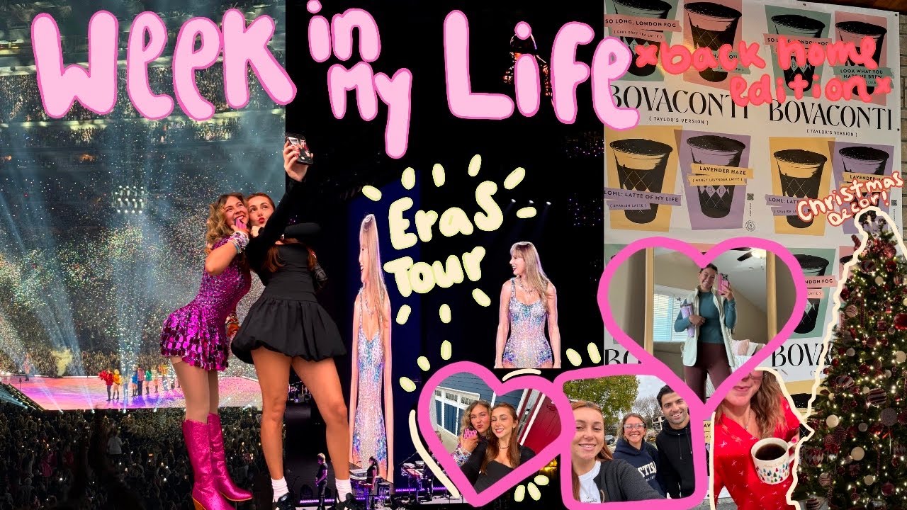 Week in my life ✨💞| Eras tour, Holiday decorating, back at home and more!