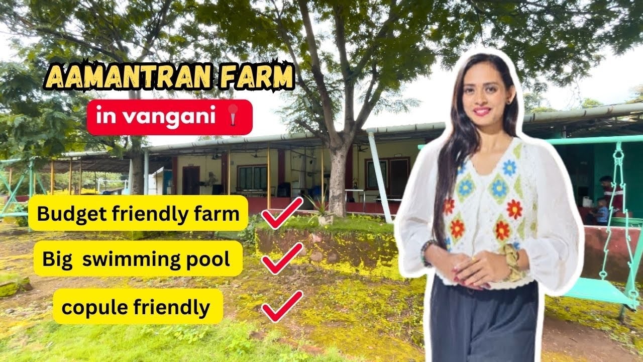 Budget farmhouse in Vangani 📍 | Aamantran farmhouse | #vangani #farmhouse #travelvlog 