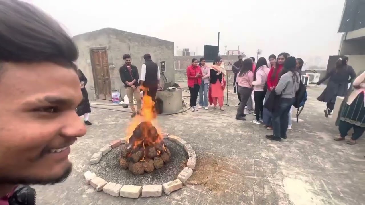 Lohri celebration  Orane international British Columbia (Bathinda) 2023🙆