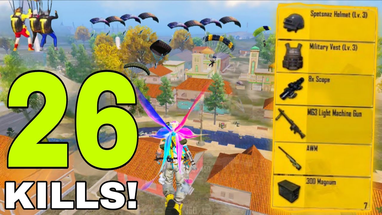 OMG😳26 KILLS🔥MY BEST RUSH GAMEPLAY IN PUBG Mobile - BGMI