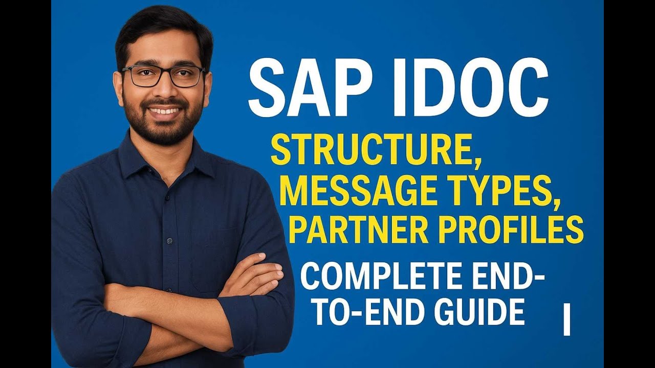 SAP IDoc Structure, Message Types, Partner Profiles | Complete End-to-End Guide