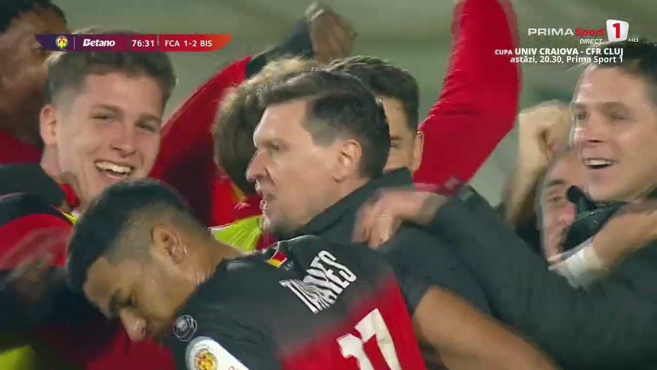 REZUMAT | FC Argeș - Gloria Bistrița 3-2. Sferturi, Cupa României, 2025-2026
